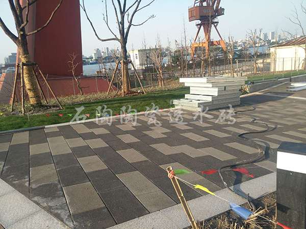 【浦東楊浦濱江】陶瓷透水磚項目工程
