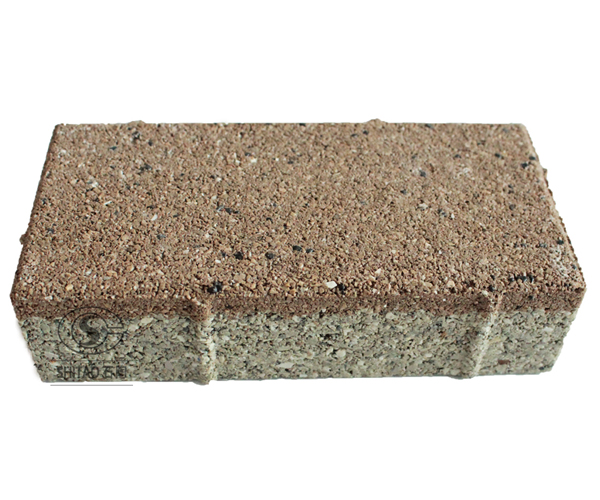 陶瓷透水磚200*100*55（紅棕色）